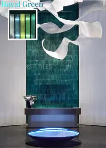 トラバーチン電気メッキレンガキッチンバスルーム壁タイルカラフルな装飾電気メッキ石モザイク