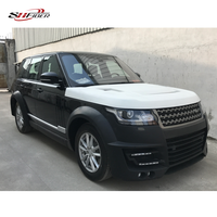 Pour Land Rover Range Rover 2013-2017, pare-chocs avant et arrière modifiés style Lumma, calandre large