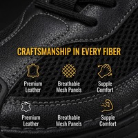 Chaussures de sport décontractées en cuir pour hommes, légères, basses, respirantes, en maille, avec logo personnalisé, vente en gros directe d'usine