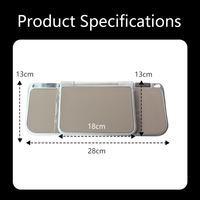 Plateau repas pour siège de voiture, console centrale, plateau pliable pour voiture, table universelle multifonction 360° °   Table de bureau rotative pour voiture