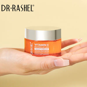 Krim Wajah Malam <span class=keywords><strong>DR</strong></span>.RASHEL Organik Vegan dengan Vitamin C Niacinamide Gliserin - Product Image 2