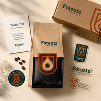 Sachet de café personnalisé biodégradable imprimé en héliogravure - Fond plat, recyclable, doublure en aluminium, valve, pour grains de café, aliments et aliments pour animaux