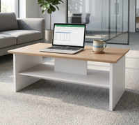 Table de réception de bureau moderne minimaliste écologique à hauteur réglable, plateau en bois E1 ignifuge en mélamine