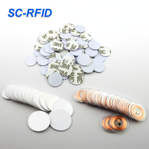 Etiqueta Adhesiva NFC para Monedas, Mini Etiqueta RFID TK4100 T5577, Token de PVC Impermeable para Seguimiento de Activos en Hoteles - Product Image 1