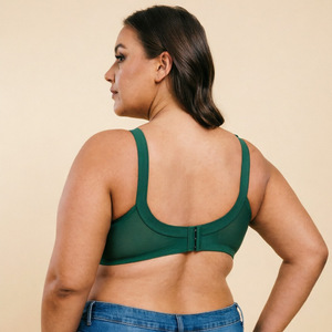 <span class=keywords><strong>Reggiseno</strong></span> Senza <span class=keywords><strong>Ferretto</strong></span> Taglie Forti DDD Coppa Intera Fascia Larga in Pizzo Floreale Morbido Coppa BCDEFG per Seno Abbondante, Senza <span class=keywords><strong>Ferretto</strong></span> Senza Imbottitura - Product Image 4