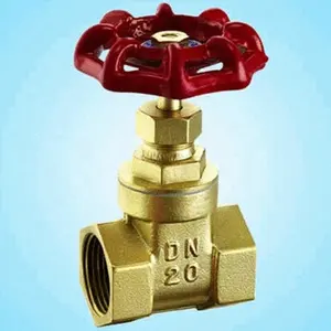 Hot sale non-rising stem brass gate valve