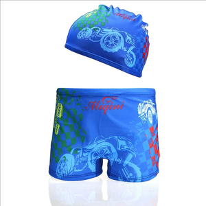 Maillot <span class=keywords><strong>de</strong></span> <span class=keywords><strong>bain</strong></span> garçon mignon confortable pour enfants imprimé coréen Animal plage Boxer maillot <span class=keywords><strong>de</strong></span> <span class=keywords><strong>bain</strong></span> avec casquette pour piscine et plage - Product Image 4