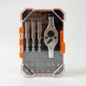 Jeu de clés à cliquet à dégagement rapide, 18 pièces, métriques et impériales, à mâchoires lisses, outils de réparation pour la maison - Product Image 3