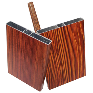 Service de coupe de revêtement en bois de clôture de jardin en alliage d'aluminium anti-corrosion de série 6000 <span class=keywords><strong>pour</strong></span> clôtures de portes de treillis de mur de limite de latte - Product Image 4