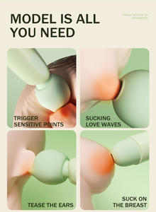 Vibrador LOVE Multicolor en Forma de Varita para Estudiantes, Estimulador Vaginal, Masajeador Divertido, Varita de Limpieza, Estimulador de Clímax - Product Image 2