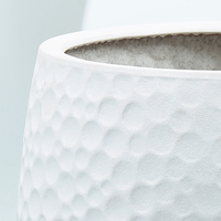 Nouveau pot de fleurs en céramique irrégulier en forme de cercle, grande taille, décoration de salon, centre commercial, cour, jardinières