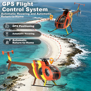 Nuevo Helicóptero RC SJY-F118S(MD500) 2026, Escala 1:16, 2.4G, 9 Canales, 6G GPS, con Motor sin Escobillas, Posicionamiento de Flujo Óptico, Juguetes RC - Product Image 6