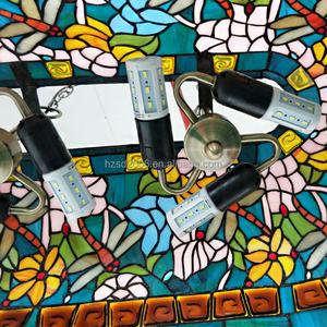 Lámpara Colgante de Vidrio con Diseño de Libélula de 41 Pulgadas, Lámpara de Araña de 4 Luces para Comedor y Salas de Billar, Incluye Tamaño Mediano - Product Image 6