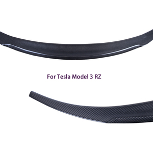 For Model 3 Style Carbon Fiber <b>Rear</b> <b>Spoiler</b> Trunk Wing 2017-2023 - Product Image 3
