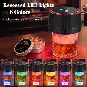 Kit Ahumador Eléctrico para Whisky AOZUO con 6 Virutas de Madera Reutilizables, Herramienta de Bar para Ahumar Bebidas al Estilo Old Fashioned - Product Image 5