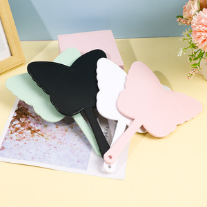 Nuovo all'ingrosso a forma di farfalla palmare <span class=keywords><strong>specchio</strong></span> per il trucco per studenti portatile HD in plastica <span class=keywords><strong>specchio</strong></span> per il trucco per ragazze piccolo <span class=keywords><strong>specchio</strong></span> - Product Image 2