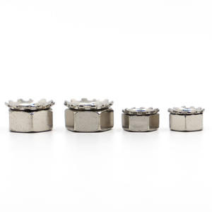 SDPSI baja karbon berlapis nikel Hexagon bergigi mesin cuci gigi mesin cuci bergerigi jenis <span class=keywords><strong>K</strong></span> mur M3 M4 M5 M6 M8 M10 mur kategori produk - Product Image 4