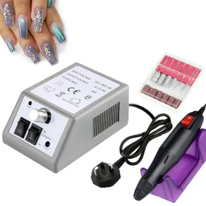 Kit de ferramentas de manicure e pedicure, máquina elétrica profissional de lixa para unhas