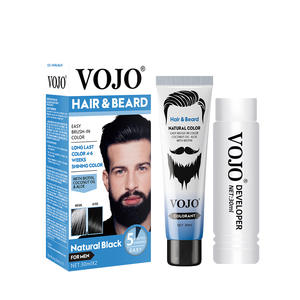 <span class=keywords><strong>VOJO</strong></span> Crema de Tinte Semipermanente para Barba y Cabello para Hombres, para Todo Tipo de Cabello, Modelo MELAO-W072, Éxito de Ventas - Product Image 2