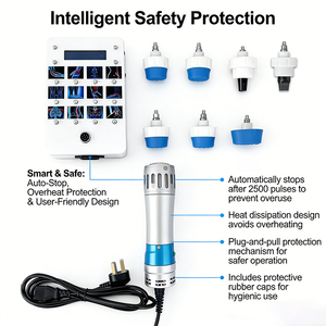 Masajeador de Impacto Electromagnético, Equipo de Fisioterapia Inteligente Portátil para Alivio del Dolor, Rehabilitación de Tejidos Blandos, Uso Doméstico - Product Image 3