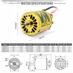 <span class=keywords><strong>Moteur</strong></span> CC brossé 4 pôles <span class=keywords><strong>540</strong></span> PLUS 5 fentes pour voitures <span class=keywords><strong>RC</strong></span> Crawler 1/10e Traxxas TRX-4 de Surpass Hobby - Product Image 6