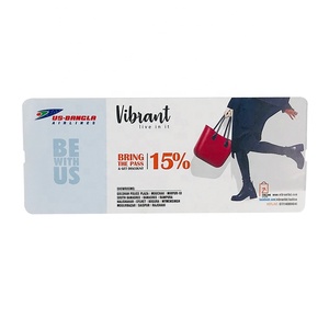 Alta calidad de encargo barato papel de aerolínea equipaje vuelos entradas - Product Image 3