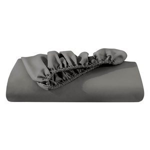 Sang trọng sateen trang bị tấm sâu túi Vua Kích thước mềm mượt rắn màu khách sạn nhà giường - Product Image 1