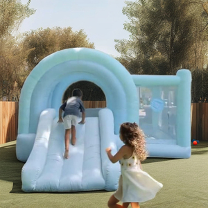 Château gonflable en PVC Xinyue <span class=keywords><strong>blanc</strong></span> sur mesure, pour usage commercial intérieur/extérieur, avec garantie de 2 à 3 ans - Product Image 1