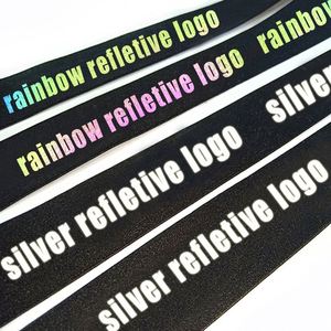 Custom Printed Jacquard Elastic Waistband Tape Soft Spandex <b>Webbing</b> With Oeko-Tex Certification 10mm Width for Shoes Use - Product Image 2