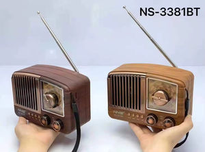 Nuevo Altavoz BT Portátil Retro, Mini Radio de Escritorio Nostalgia, Reproductor de Música Inalámbrico con USB/Tarjeta TF, Caja de Música - Product Image 4