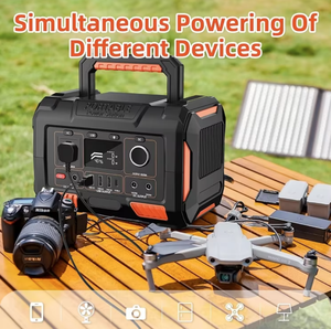 เทคโนโลยีบ้านอัจฉริยะ 110v 220v พกพาสะดวก ประหยัดพลังงาน 300w ชุดกล่องพาวเวอร์แบงค์สำหรับใช้งานกลางแจ้ง เครื่องกำเนิดไฟฟ้าพลังงานแสงอาทิตย์ - Product Image 6