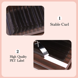 Contrassegno privato a forma di trifoglio a forma di trifoglio a forma di 3D 4D 5D fata <span class=keywords><strong>ciglia</strong></span> marrone scuro YY frusta vassoio per <span class=keywords><strong>extension</strong></span> per <span class=keywords><strong>ciglia</strong></span> prodotto - Product Image 3