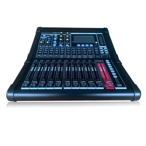 Professional Digital Mixer Console Audio DJ Mixer 16 Channels Motor Fader Display Recording Live Sound System Mixing for audio