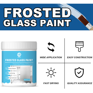 สีทากระจกฝ้าสำหรับหน้าต่าง 16 ออนซ์ และฟิล์มติดกระจกฝ้า กันน้ำ ป้องกันแสงยูวี - Product Image 6