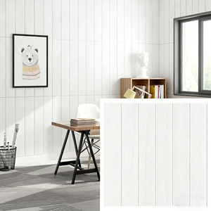 PVC hạt gỗ tự dính hình nền 3D Stereoscopic tường Sticker mẫu giáo mềm Gói chống va chạm tường váy tường Hội Đồng Quản Trị - Product Image 3