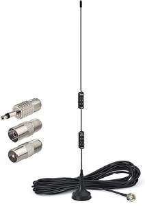 Antenne radio FM à base magnétique pour <span class=keywords><strong>Denon</strong></span> Pioneer Onkyo Yamaha Marantz Sherwood Radio numérique HD intérieure Radio FM Radio stéréo domestique - Product Image 2