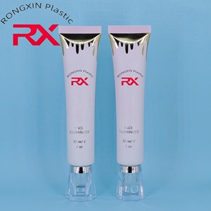 D22 10-35g Logo personnalisé Tube d'impression acrylique forme <span class=keywords><strong>de</strong></span> fleur bouchon à vis crème pour les yeux soins <span class=keywords><strong>de</strong></span> la peau hôtel produit en plastique PRC Tube <span class=keywords><strong>de</strong></span> canne à sucre - Product Image 1