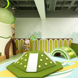 คาวบอยสำหรับเล่นในร่มแบบนุ่มอุปกรณ์สำหรับเด็กธีมปาร์คออกแบบพร้อมแทรมโพลีนบอลสระน้ำ - Product Image 3