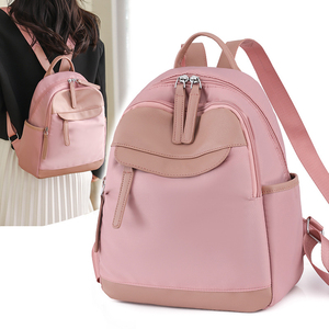 New cao cấp Nylon ba lô của phụ nữ giản dị Ba lô đơn giản thời trang mua sắm cô gái nhỏ Ba lô Trọng lượng nhẹ túi đi học sinh - Product Image 1