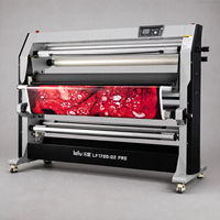 Laminateur pneumatique pour vinyle LeFu LF1700-D2, 1630 mm, automatique, chaud/froid, enrouleur à rouleaux, avec emballage en bois