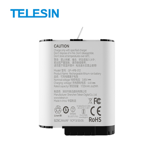 Batterie au lithium à charge rapide Telesin High Performance Rechargeable Stamina pour batterie d'appareils <span class=keywords><strong>photo</strong></span> 9/10/11/12 - Product Image 2