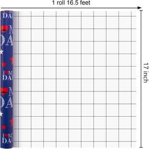 I Love My Dad Gift <b>Wrapping</b> <b>Paper</b> 17 Inch X 16.5 Feet Blue Father's Day Wrap Recyclable Double Side - Product Image 4