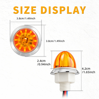 Mini feu de position latéral LED double couleur pour voiture, camion, remorque, UTV – Éclairage décoratif étanche
