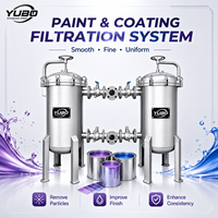 Sistem Filter Kantong Paralel Industri untuk Filtrasi Pigmen Tinta Pelapis Cat dan Cairan Kental