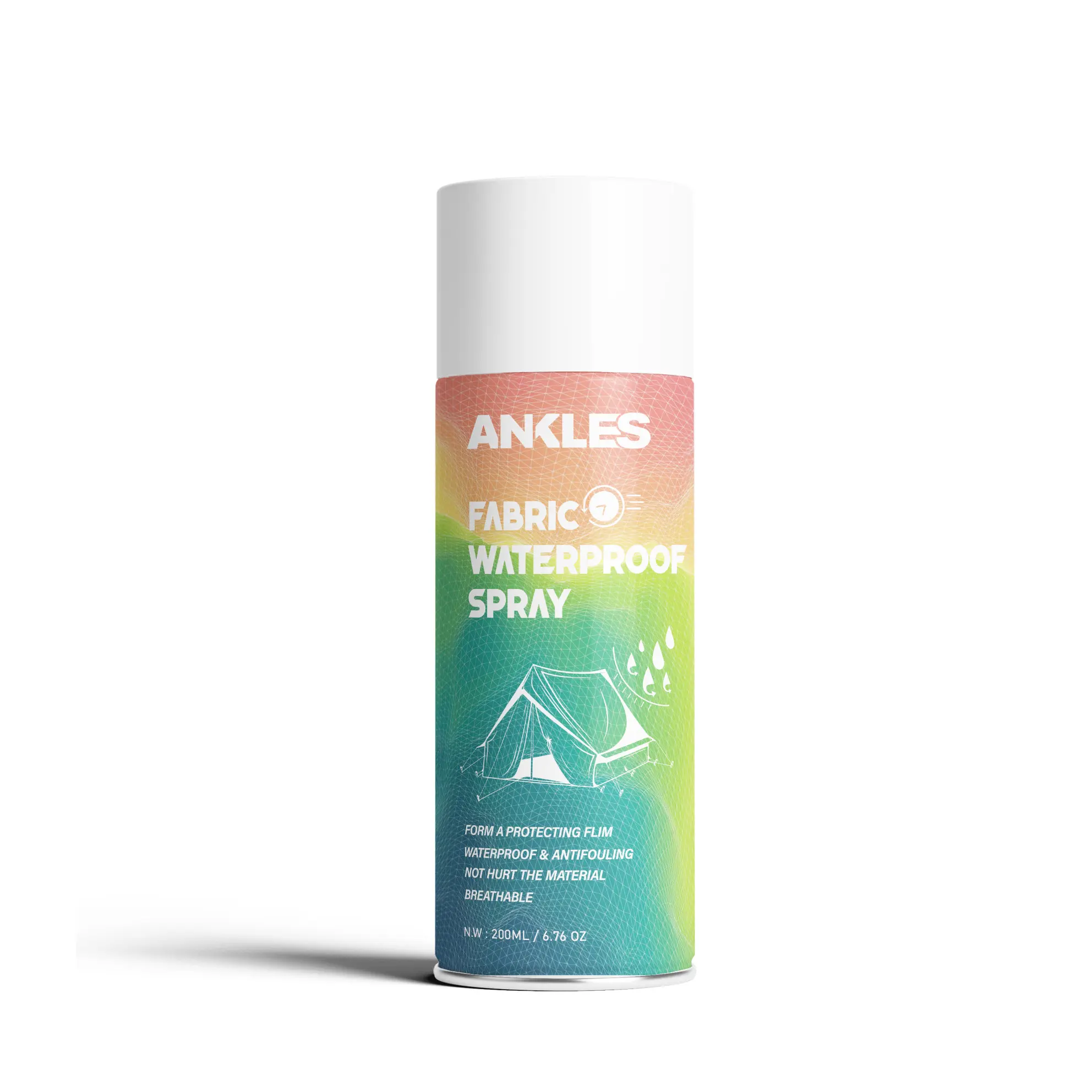 ANKLES Urgest water based hydrophobic Waterproof Nano Coating Spray for Shoe polymer coating spray
