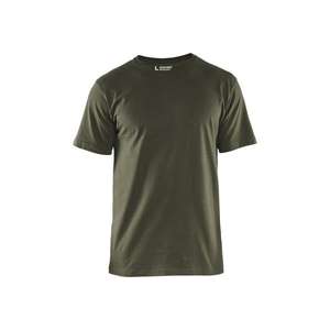 BLAKLADER - 332510424600L Camiseta Verde militar (paquete múltiple)-EAN 7330509323380 CAMISETAS Y POLOS DE TRABAJO - Product Image 1