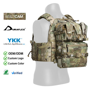 Panneau dorsal zippé pour gilet tactique, poche Molle pour sac d'hydratation et porte-eau d'assaut, compatible avec porte-plaques V5 - Product Image 2