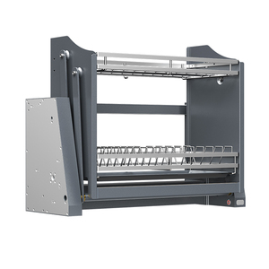 Tủ bếp phụ kiện kéo xuống Tủ Tổ Chức Công suất lớn hai lớp điện nâng món ăn giá nâng tủ - Product Image 4