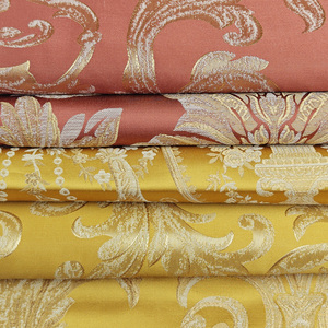Bomar Royal damasco tessuto broccato di seta oro bianco <span class=keywords><strong>tappezzeria</strong></span> 280cm tovaglia <span class=keywords><strong>per</strong></span> la casa e tessuto <span class=keywords><strong>per</strong></span> tende damascate - Product Image 2