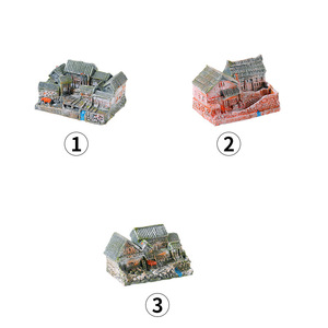 Ornement paysager miniature rétro chinois en résine pour décoration intérieure et extérieure de jardin - Product Image 2
